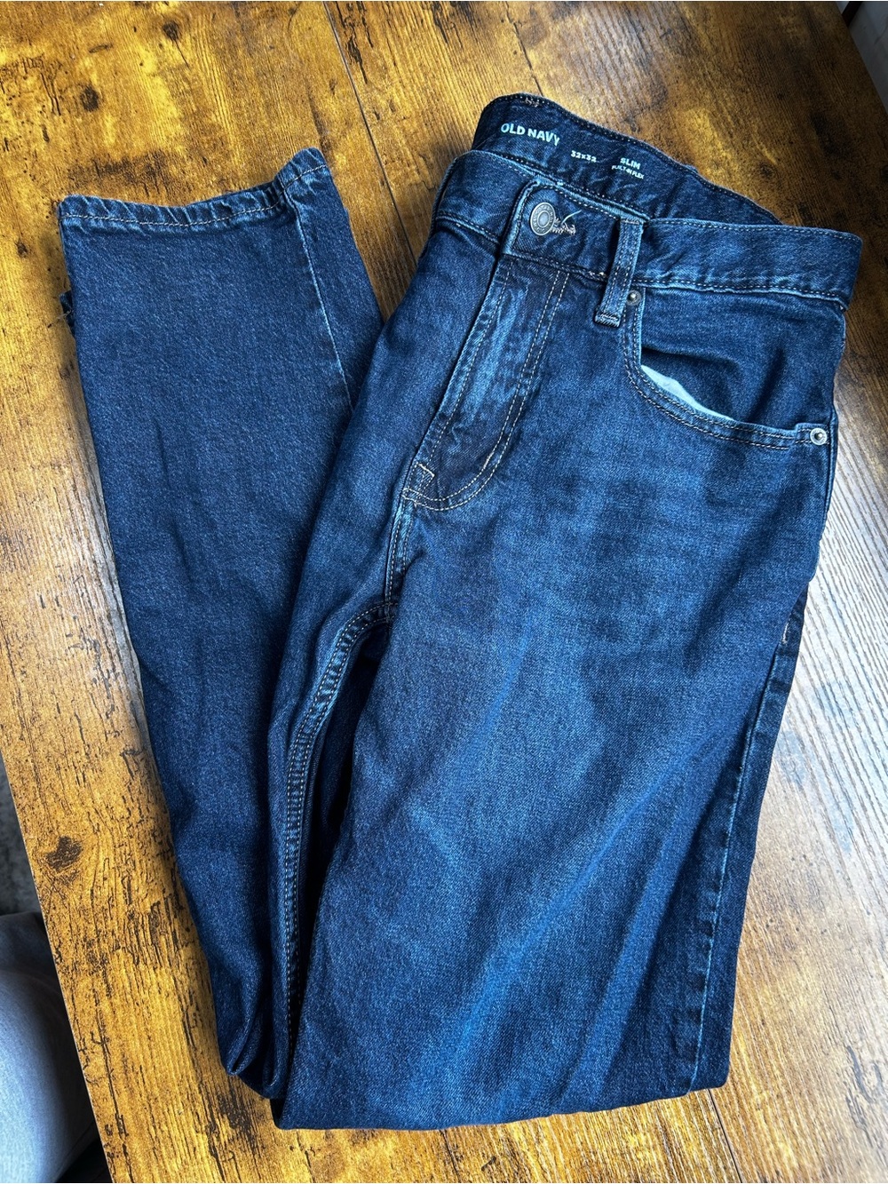 Old Navy Men’s Navy Straight-Leg Jeans